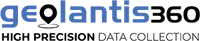 Geolantis.360 Logo in blue and black